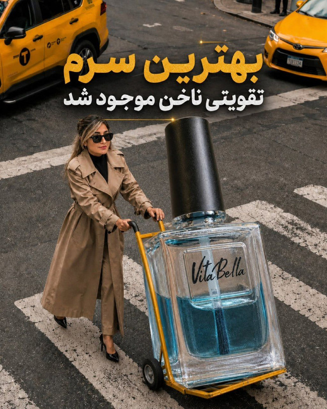 سرم دو فاز تقویت ناخن و کوتیکول